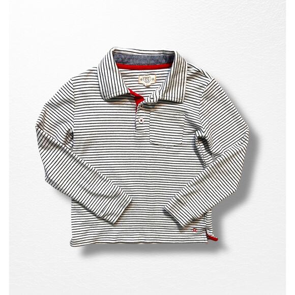 Egg Long Sleeved Polo Shirt, Size 8 - Picture 5 of 7